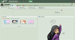 Desktop Screenshot of cutie-girl2.deviantart.com