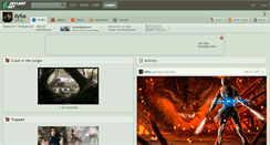 Desktop Screenshot of dyfus.deviantart.com