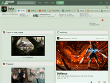 Tablet Screenshot of dyfus.deviantart.com