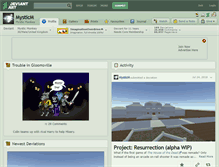 Tablet Screenshot of mysticm.deviantart.com