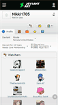 Mobile Screenshot of nikki1705.deviantart.com