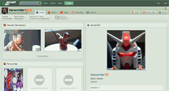 Desktop Screenshot of kamenrider1.deviantart.com
