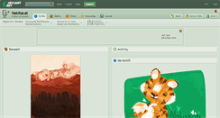 Desktop Screenshot of nakitacat.deviantart.com