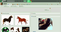 Desktop Screenshot of alannia.deviantart.com