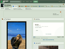 Tablet Screenshot of d-vicious.deviantart.com