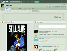 Tablet Screenshot of freakingarg.deviantart.com