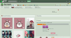 Desktop Screenshot of nhan-snakex.deviantart.com
