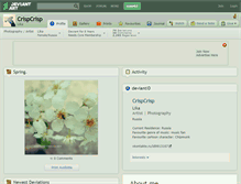 Tablet Screenshot of crispcrisp.deviantart.com