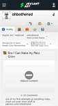 Mobile Screenshot of ohbothered.deviantart.com