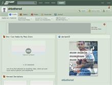 Tablet Screenshot of ohbothered.deviantart.com