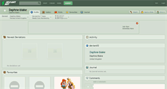 Desktop Screenshot of daphne-blake.deviantart.com