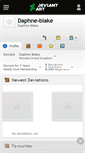 Mobile Screenshot of daphne-blake.deviantart.com