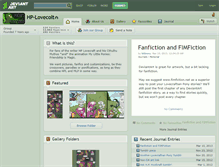 Tablet Screenshot of hp-lovecolt.deviantart.com