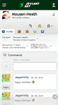 Mobile Screenshot of mousen-heath.deviantart.com