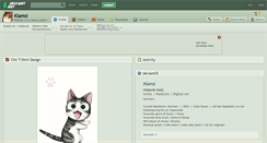 Desktop Screenshot of klamsi.deviantart.com
