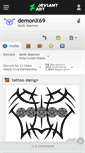 Mobile Screenshot of demonx69.deviantart.com
