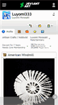 Mobile Screenshot of luyomi333.deviantart.com