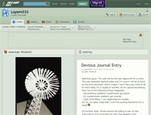 Tablet Screenshot of luyomi333.deviantart.com