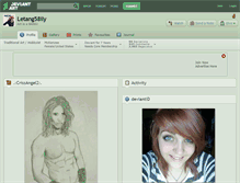 Tablet Screenshot of letang58ily.deviantart.com