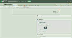 Desktop Screenshot of dragon-wisper.deviantart.com