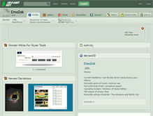 Tablet Screenshot of emozok.deviantart.com