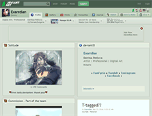 Tablet Screenshot of exarrdian.deviantart.com