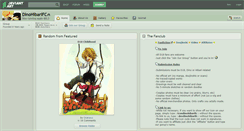 Desktop Screenshot of dinohibarifc.deviantart.com