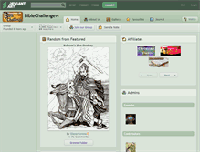 Tablet Screenshot of biblechallenge.deviantart.com