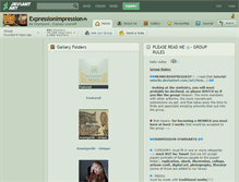 Tablet Screenshot of expressionimpression.deviantart.com