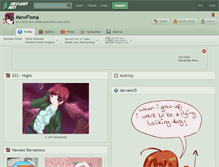 Tablet Screenshot of mewfiona.deviantart.com