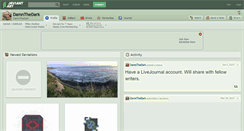 Desktop Screenshot of damnthedark.deviantart.com