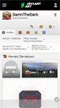 Mobile Screenshot of damnthedark.deviantart.com