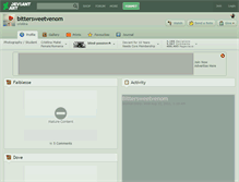 Tablet Screenshot of bittersweetvenom.deviantart.com