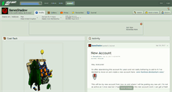 Desktop Screenshot of banesshadow.deviantart.com