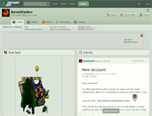 Tablet Screenshot of banesshadow.deviantart.com