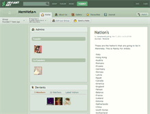 Tablet Screenshot of memheta.deviantart.com