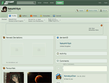 Tablet Screenshot of kasumi-kyo.deviantart.com