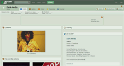 Desktop Screenshot of dark-media.deviantart.com