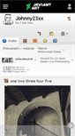 Mobile Screenshot of johnny23xx.deviantart.com