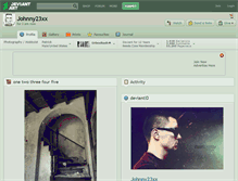 Tablet Screenshot of johnny23xx.deviantart.com