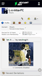 Mobile Screenshot of l-x-misa-fc.deviantart.com