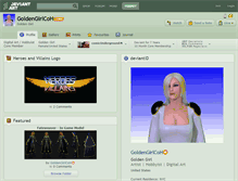 Tablet Screenshot of goldengirlcoh.deviantart.com