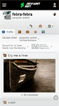 Mobile Screenshot of febra-febra.deviantart.com