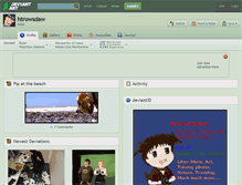 Tablet Screenshot of htrowsdaw.deviantart.com