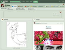 Tablet Screenshot of ortsikka.deviantart.com