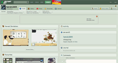 Desktop Screenshot of heroin2005.deviantart.com
