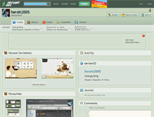 Tablet Screenshot of heroin2005.deviantart.com