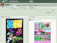 Tablet Screenshot of erich0823.deviantart.com