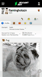 Mobile Screenshot of flaminghotazn.deviantart.com