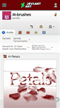 Mobile Screenshot of m-brushes.deviantart.com